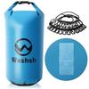 Washsh Laundry Bag, Dry Bag, Travel Bag, Travel Accessory, Disaster Preparedness, Outdoor, Laundry Bag, Laundry Net [Includes Washing Strap] (10L, Lig