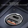 Автомобильное зарядное устройство с быстрой зарядкой Адаптер автомобильного зарядного устройства Многофункциональное USB Маленькое Скрытое Кольцо для вытягивания Зарядное устройство Два порта Быстрая зарядка