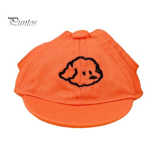 Защитная шляпа от солнца для собак с отверстиями для ушей Бейсбольная кепка для собак Холщовая шляпа для домашних животных Кепка с козырьком для домашних животных для фотографий Косплей вечеринок