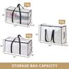 Transparent Storage Bag Large Capacity Blanket Toy Sundries Clothes Organizer Dust Proof and Moisture Moving Luggage Bags