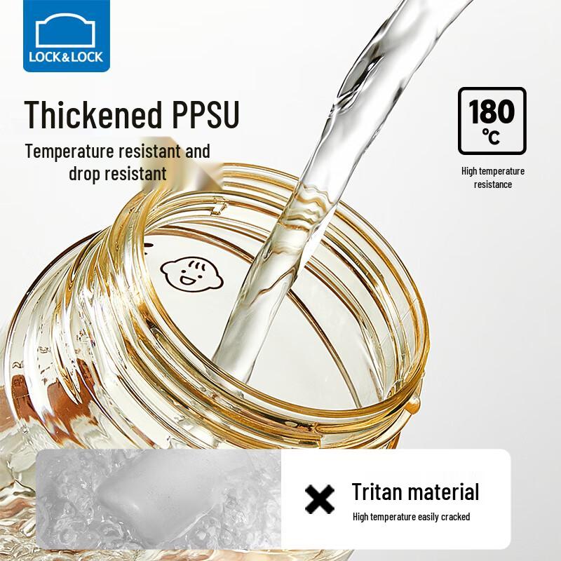 Тренировочная чашка LocknLock PPSU с трубочкой для малышей