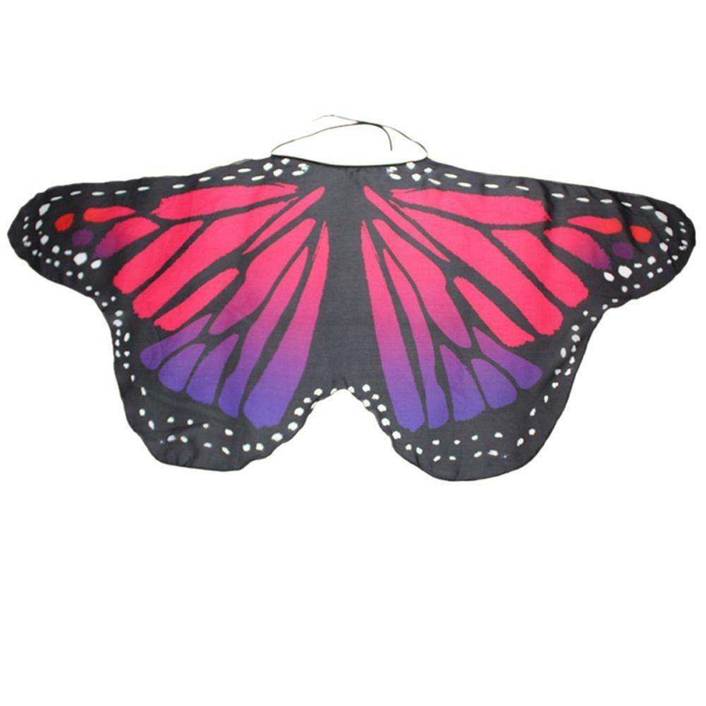 Partyprop Cosplay Party Favor Kids Cloak Costumes Accessory Butterfly Scarf Butterfly Wings Shawl
