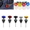 2024 New 1Pcs Scooter Motorcycle Engine Oil Dipstick Filler Cap Plug Engine Crankcase Oil Level Gauge Red Blue Black Aluminum