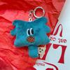 Long Hair Dog Plush Doll Keychain Hug Bear Dolphin Pendant Funny Animal Key Chain  Car Key Pendant