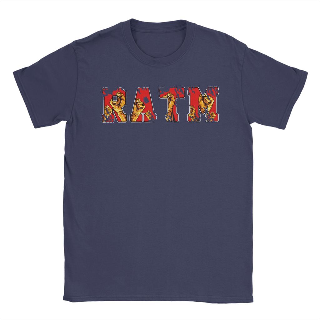 Rage Against The Machine Cotton TShirt For Men Beach Funny T Shirts Round Neck Fashion Tees Plus Size Design Tops