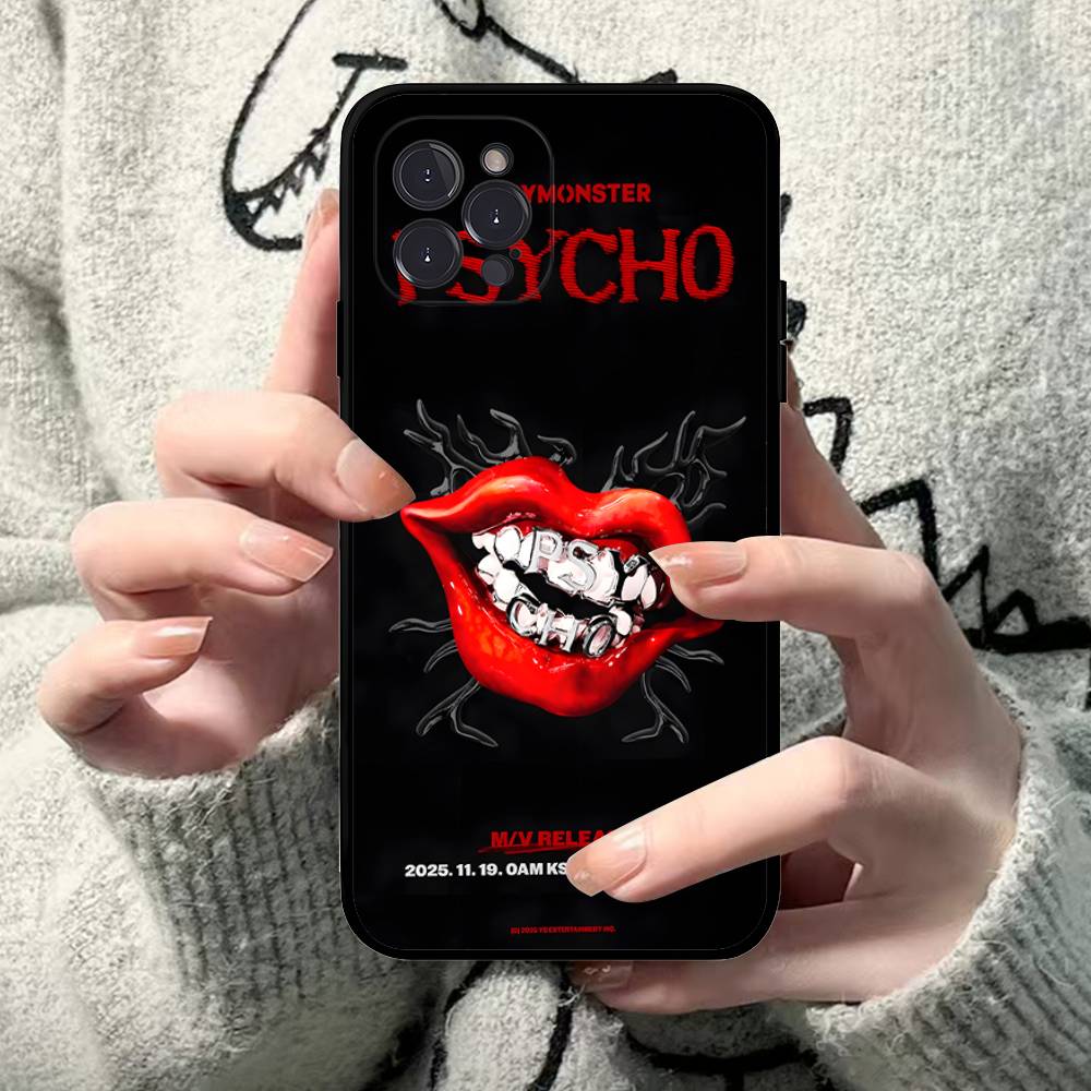 B-Baby M-Monster K-Kpop Shockproof Silicone Clear Case for iPhone 17 16 15 14 13 12 11 Mini Pro Max Plus Cover