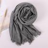 NEW Autumn New Cotton Pashmina Shawl Lady Wrap Warm Winter Scarves Solid Design Print Female Foulard Beach Stoles Scarf