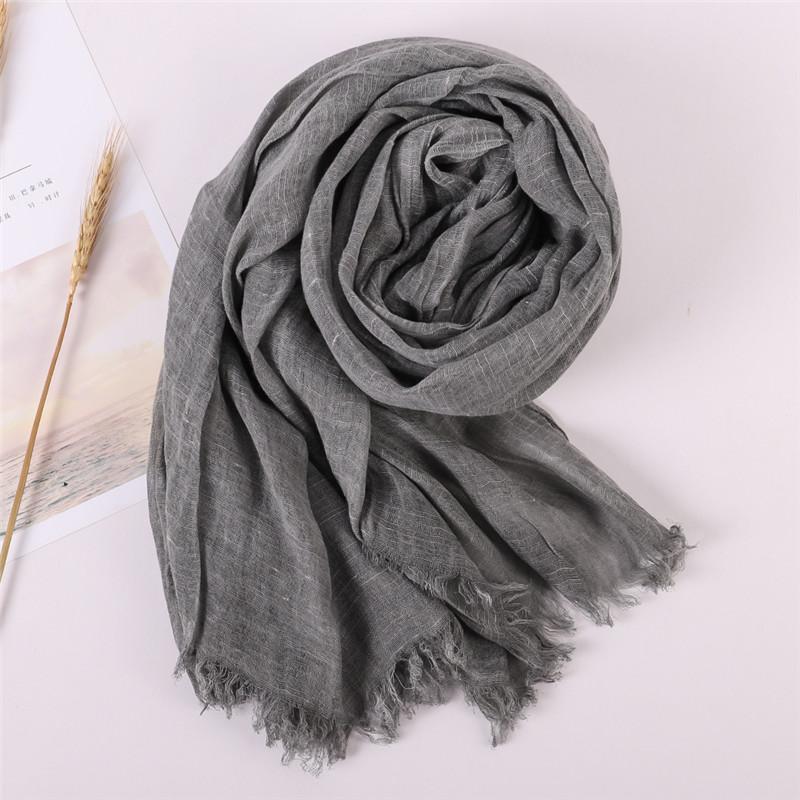 NEW Autumn New Cotton Pashmina Shawl Lady Wrap Warm Winter Scarves Solid Design Print Female Foulard Beach Stoles Scarf