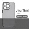 Ультратонкий мягкий полипропиленовый чехол для iPhone 15, 14, 13, 12 Mini 11 Pro X XR XS Max 7 8 Plus SE2, матовый, полупрозрачный, с твердой задней частью, прозрачный тонкий чехол