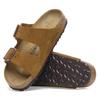 Birkenstock Arizona Regular Comfort Замша и EU40 1027082 Сандалии, Кожа, Коричневый, Унисекс, Норка, (26,0 см),