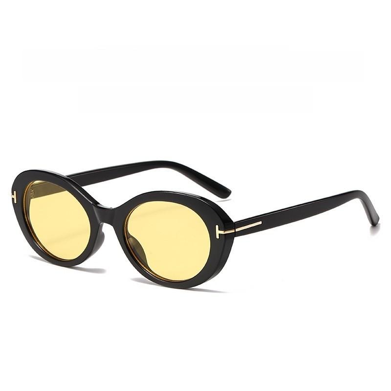 Fashion Oval Sunglasses With Protection For Summer Outdoor Activities