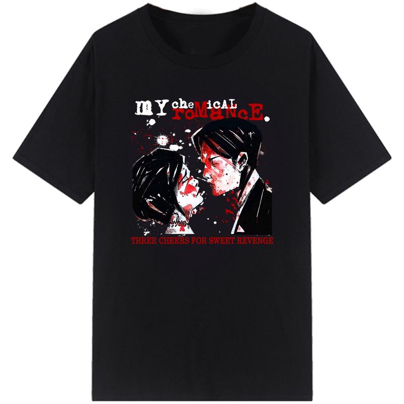 My Chemical Romance Three Cheers for Sweet Revenge Women Graphic TShirt Ladies Men Summer XS-4XL Tees Ropa Hombre Camisetas