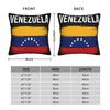 Venezuela Map Pillow Cover  Graphic Cushion Cover Cute Funny Pillow Case For Sofa Car Home Decor
