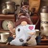 Фигурка кофейного гнома из смолы, украшения для дома, украшения для стола в виде кофейного гнома, маленькие скульптуры кофейного гнома из смолы, украшения для бара для дома