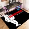 1pc Udo Lindenberg's Black and White Album Carpet Rug for Living Room Bedroom Home Sofa Decoration,Kids play Non-slip Floor Mat