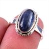 Натуральный кианит драгоценный камень ручной работы 925 пробы серебро подарок кольцо S.6 d8b43