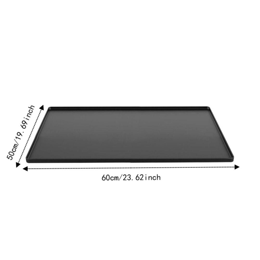 Leak-Proof Anti Slip Washing Machine Drain Tray Extra Thick Silicone Storage Mat  Washing Machine
