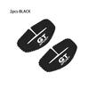 2pcs Car Seat Belt Buckle Cover Leather Protector Anti-collision Case For VW GT Sport Gtsport Golf Mk4 Mk5 Jetta Eos Polo