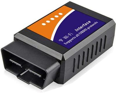 Runbod ELM327 OBD2 Диагностическое устройство, Сканер OBD2, V1.5, Wi-Fi, Автомобильный, Устройство диагностики неисправностей,