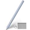 King Write SY05 Серый EMR Стилус для Galaxy Note Fujitsu Quaderno с Высокой Чувствительностью до 4096 Уровней Нажатия, Распознаванием Ладони и Ластиком (Поколение 2 / Поколение 3C) Точность, Уровни,
