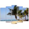 Five piece picture canvas print Tropical Beach Ocean