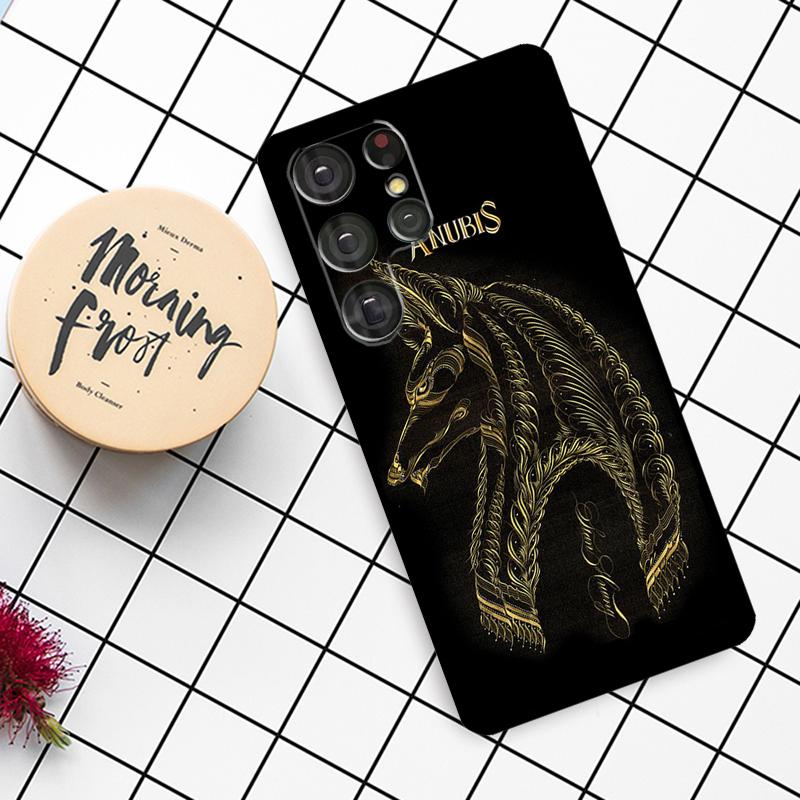 Египет Нефертити Анубис Анх Чехол Для Samsung Galaxy S25 Ultra S23 S22 S21 S20 S24 Ultra S9 S10 Plus S25 FE Чехол Для Телефона