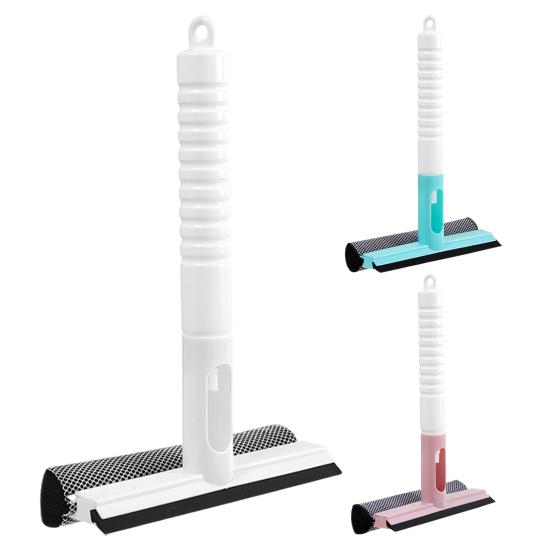 Ракель для оконного стекла с распылителем воды, нескользящая ручка, подвесное хранилище, многофункциональное чистящее средство 3-в-1