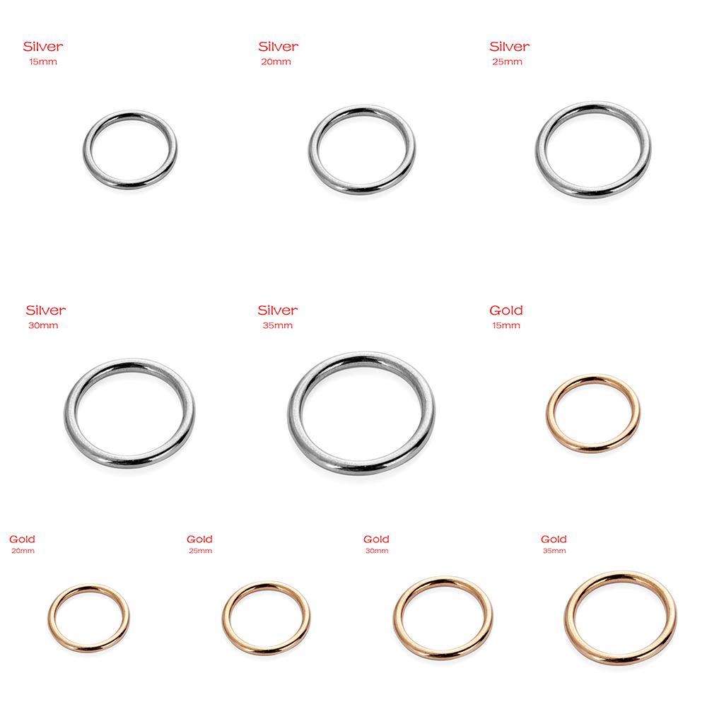 Hot Webbing Pet Collar Bag Parts Sewing Accessories O Ring Metal Buckle
