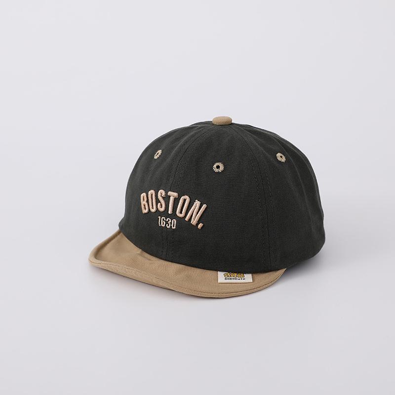 Korean Letter Baby Baseball Cap Adjustable Embroidered Peaked Hat for Infant Summer Soft Cotton Kids Boy Girl Sun Hats