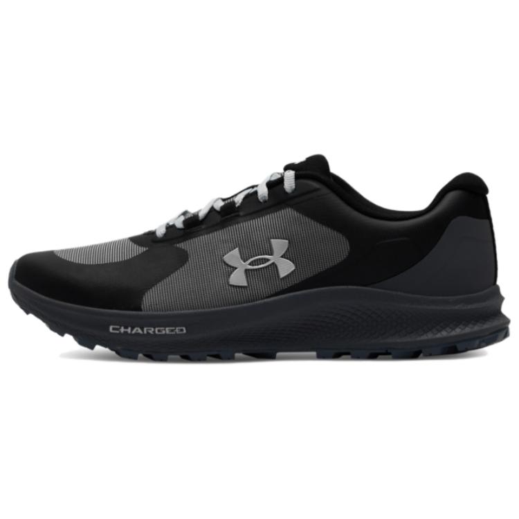 Under Armour Charged Bandit Trail 3 Comfortable Versatile Durable Breathable Low-Top Casual Running Shoes Men Sneakers Black 6007221-001