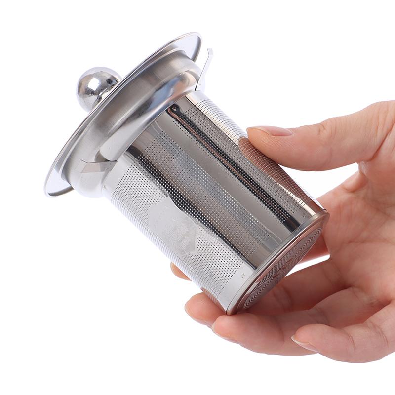 Многоразовое ситечко для чая из нержавеющей стали, сетчатая корзина для заварки, свободный заварочный чайник для листьев чая