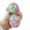 Мячик-антистресс из радужных бусин, снижающий давление, забавная игрушка для снятия стресса, подходит для детей и взрослых.