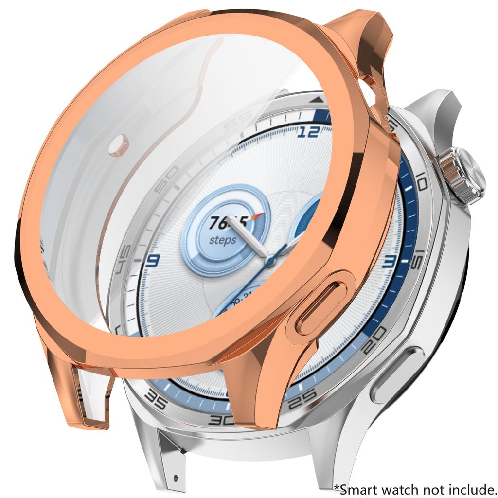 Защитный чехол-пленка из закаленного стекла для Huawei Watch GT 5 46 мм Жесткий защитный бампер из поликарбоната для Huawei GT5 46 Аксессуары