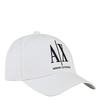 AX Armani Exchange Men's Logo Baseball Cap, US Size: One Size, Color: White