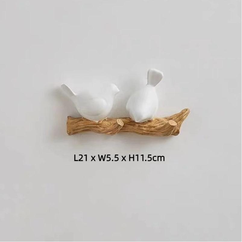 Минималистичное скандинавское 3D украшение на стену в виде птицы из смолы – Домашний декор