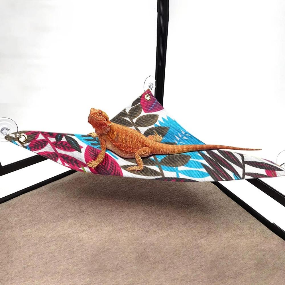 Comfortable Geckos Bed Mats Waterproof Reptile Mat Hammock Swing Toys  For Reptile Snake Climb
