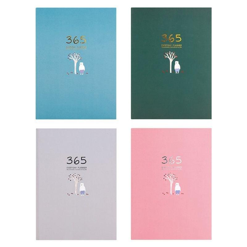 Симпатичный канцелярский блокнот 365 Planner Еженедельный ежемесячный ежедневник-планировщик Блокноты Журналы Бизнес