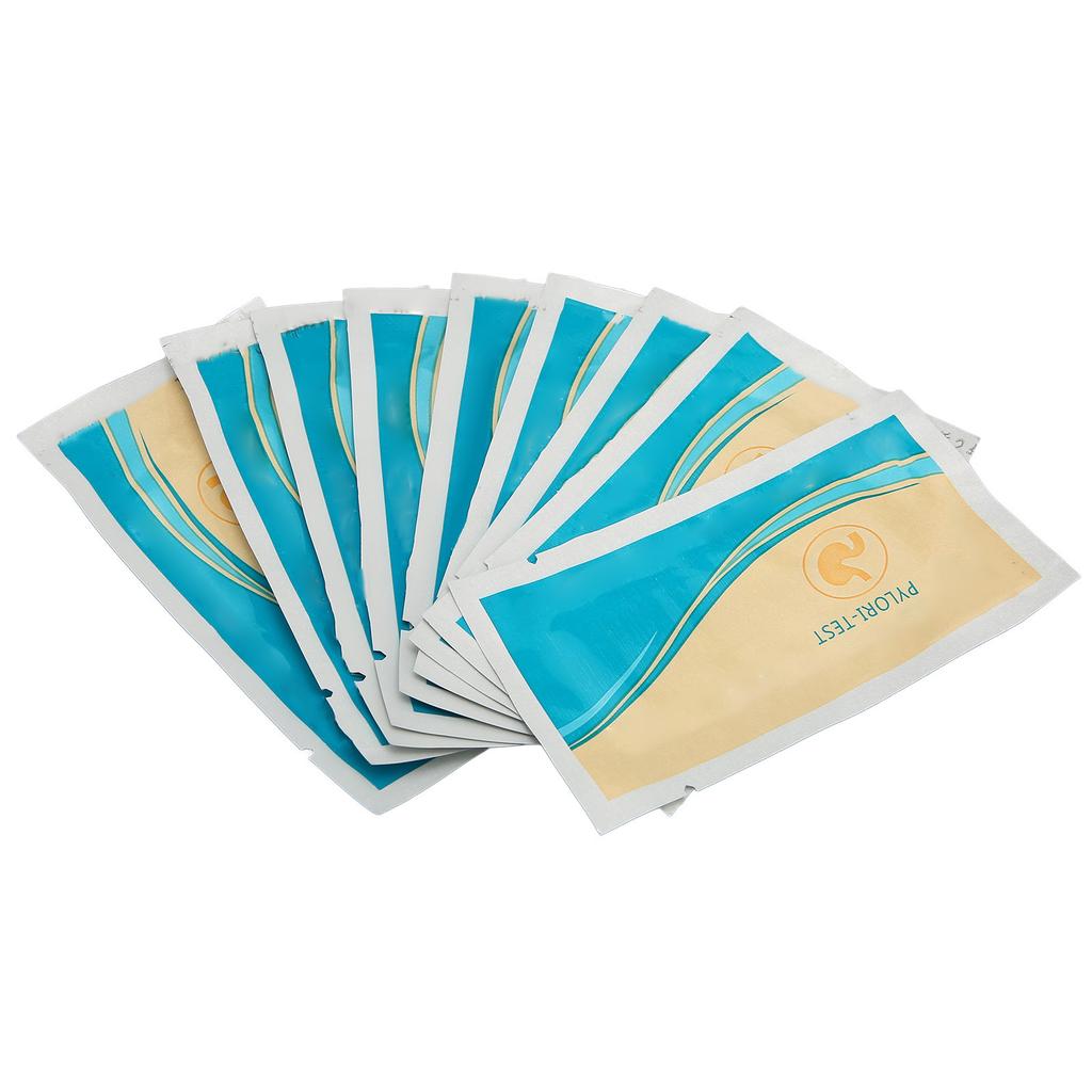 10 Pack H Pylori Test Paper Disposable Hygienic Fast Accurate Testing Painless Health Care Helicobacte Test Tool