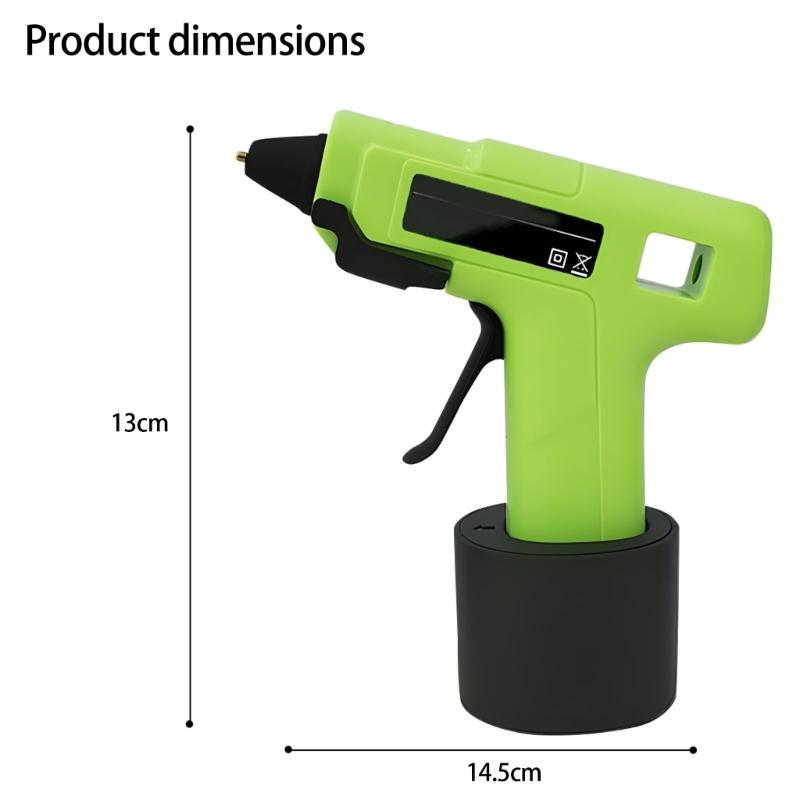 Rechargeable Hot Adhesive Device Thermal Adhesive Tool Features Ergonomic Handle 20Sticks For Artistic Creation Hot Melt Device