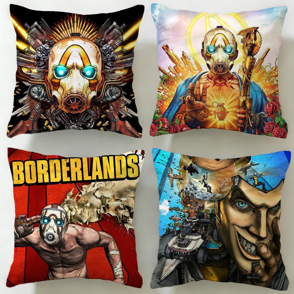 Классическая игра Borderlands Наволочка Мягкая Легко стирающаяся Наволочка Универсальная для Дивана Кровати Путешествий и Офиса
