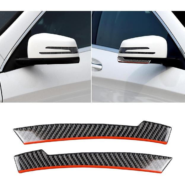 for Mercedes-Benz C-Class W204 2007-2013 Real Soft Carbon Fiber Center Console Gear Shift Panel Surround Cover Trim Kit Car Interior Accessories