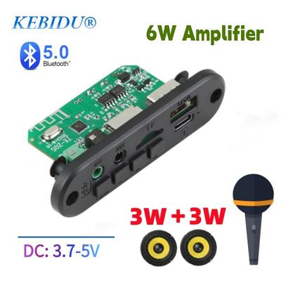DC 3,7 В-5 В Bluetooth 5,0 MP3 WMA WAV APE декодер плата громкой связи вызов аудио запись 2*3 Вт усилитель автомобильный USB TF FM радио Mp3 музыкальный плеер динамик