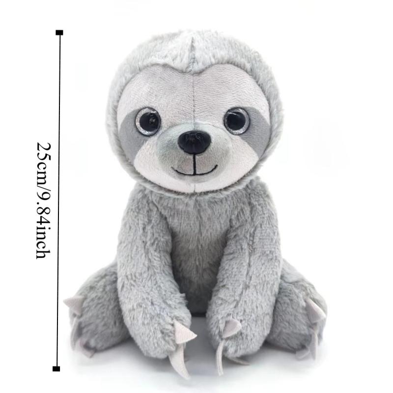 Soft Comfort Sloth Plush Toy Stuffed Animals Simulation Sloth Doll Stuffed Sloth  Birthday Gift