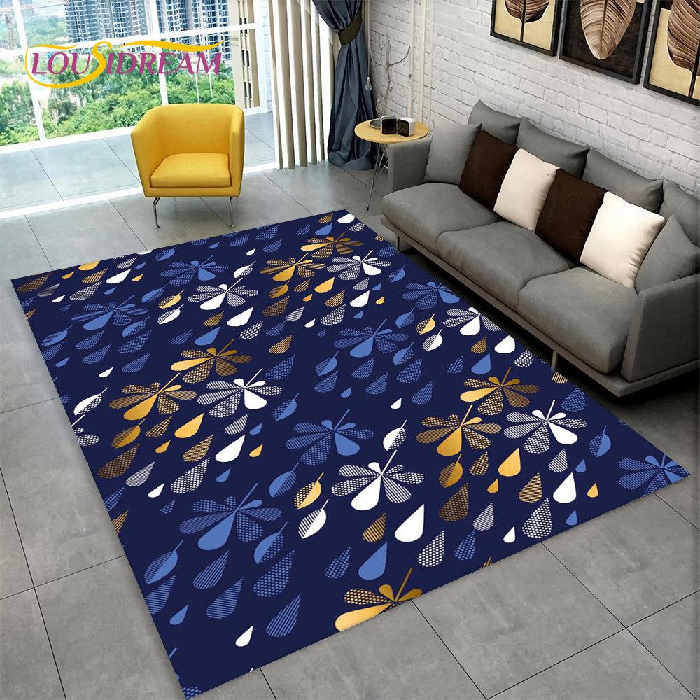 3D Nordic Luxury Flower Floral Area Rug Large, ковер для дома, гостиной, спальни, дивана, коврика для двери, декора, детские нескользящие коврики