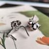 Серебряные серьги с натуральным гранатом 8.463ct (2182252)