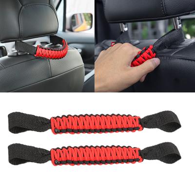 Подголовник автомобильного сиденья, ручка-зонтик, веревка для Jeep Wrangler TJ JK JL JT для Dodge Challenger Charger RAM, аксессуары для интерьера