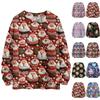 Christmas Sweatshirts For Women Knit Sweater Cute Shirt Fall Crewneck Pullover Tops