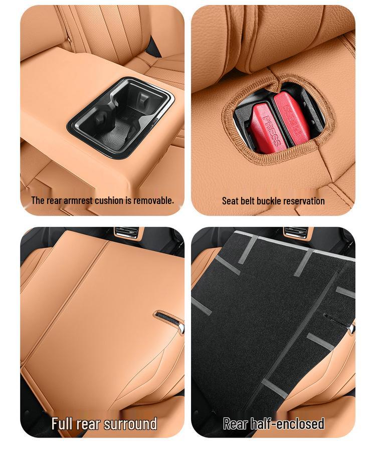 Geely Galaxy E8 25 Models Leather Car Seat Cushion - All-Season Full Surround Cover
