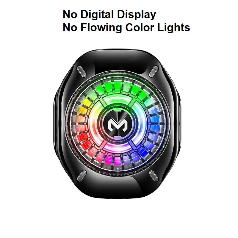 Полупроводниковый кулер для телефона с RGB-подсветкой, магнитным креплением, без образования льда, мощное охлаждение для игр и прямых трансляций