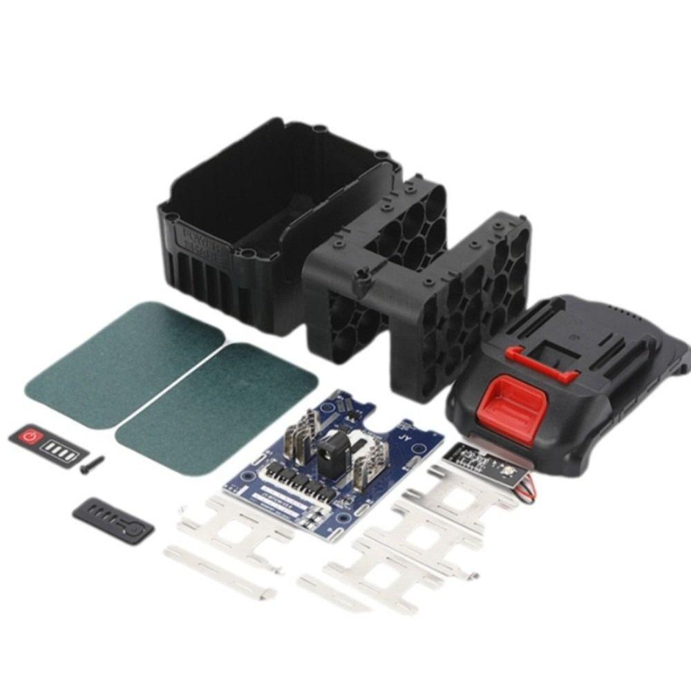 Plastic Battery Pack Case DIY Battery Shell Case Practical Display Material Power Tools